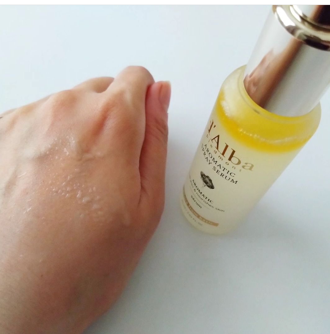 ホワイトトリュフファーストアロマティックスプレーセラム/ダルバ/ミスト状化粧水を使ったクチコミ（3枚目）