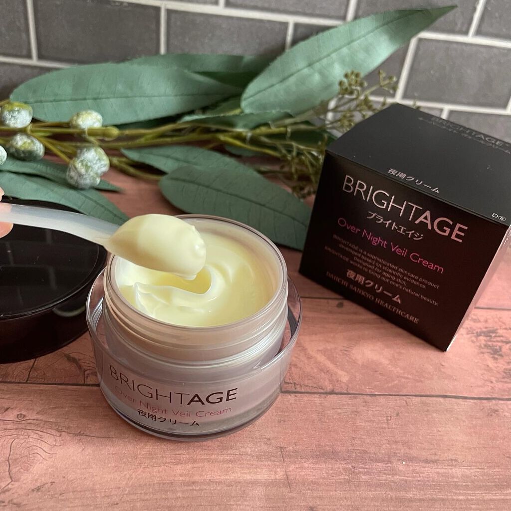オーバーナイト ヴェールクリーム/BRIGHTAGE/フェイスクリームを使ったクチコミ（2枚目）