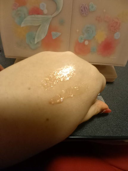 シュガー トゥインクル リキッド グリッター/PERIPERA/グリッターを使ったクチコミ(3枚目)