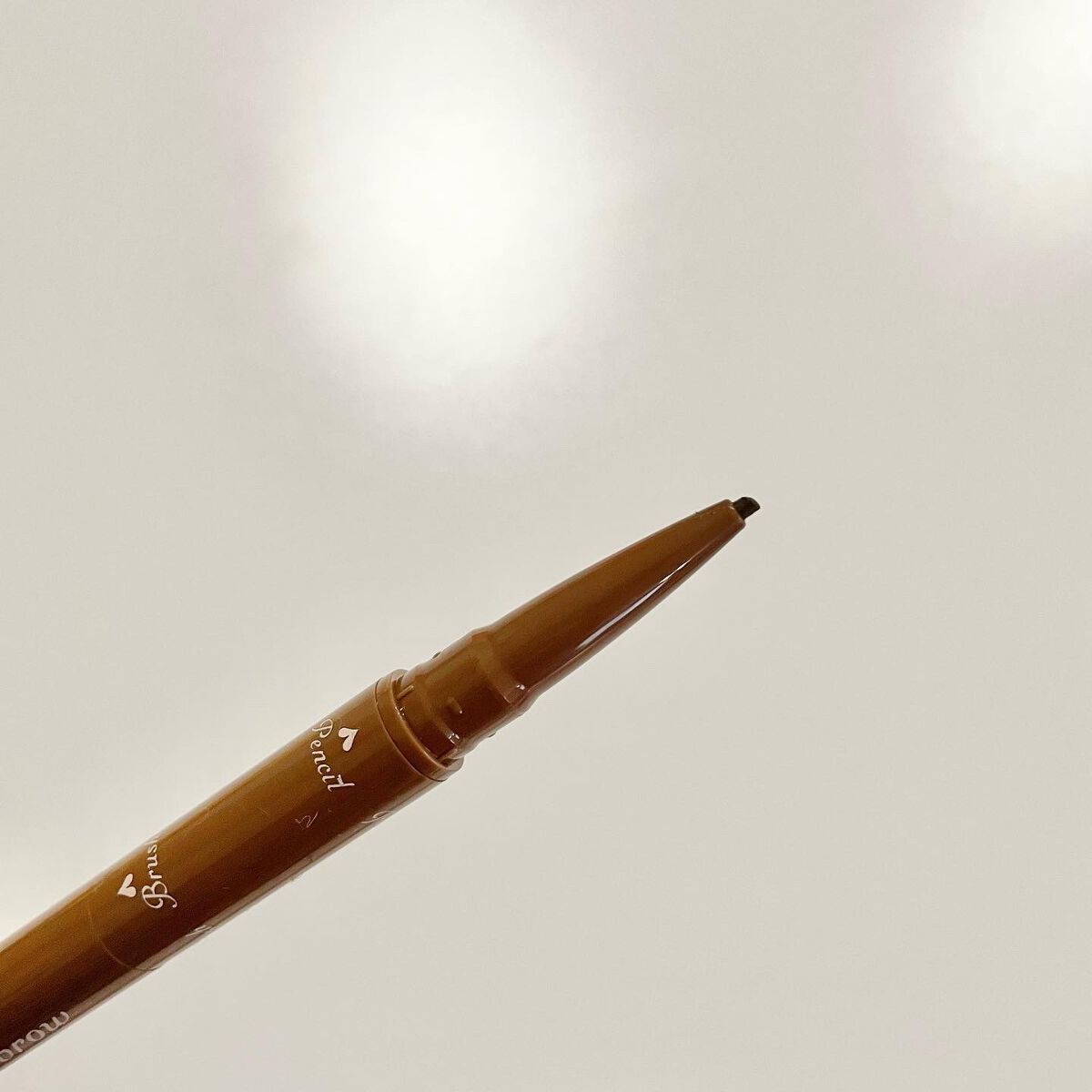 3in1アイブロウ 01 ナチュラルブラウン/キャンメイク/アイブロウペンシルを使ったクチコミ（3枚目）