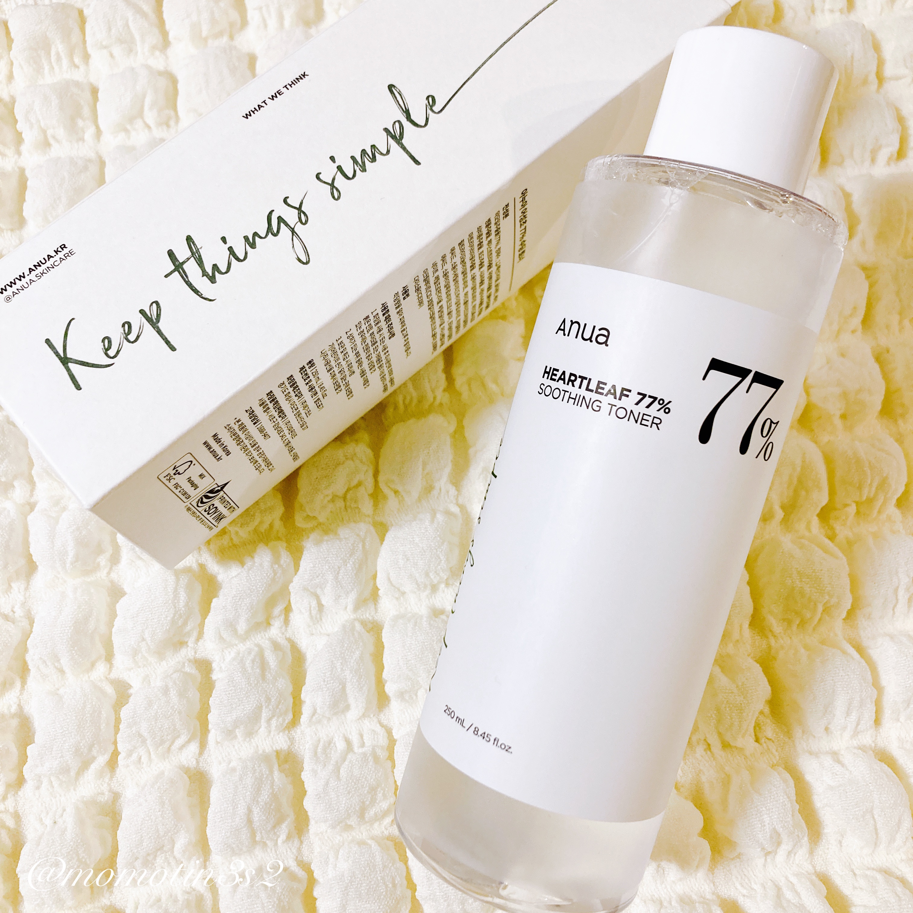 ドクダミ 77 スージングトナー/Anua/化粧水を使ったクチコミ（3枚目）