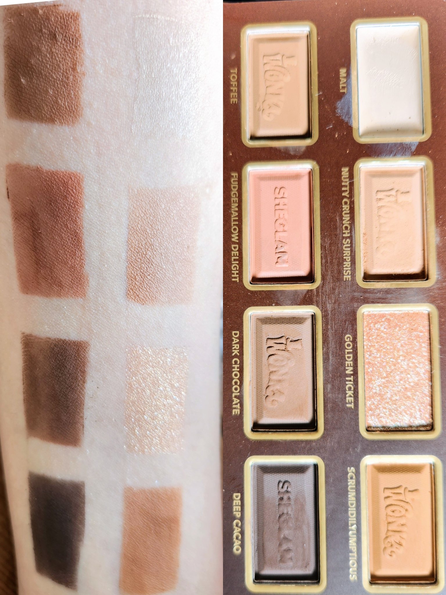 WONKA BAR EYESHADOW PALETTE/SHEGLAM/アイシャドウパレットを使ったクチコミ（3枚目）