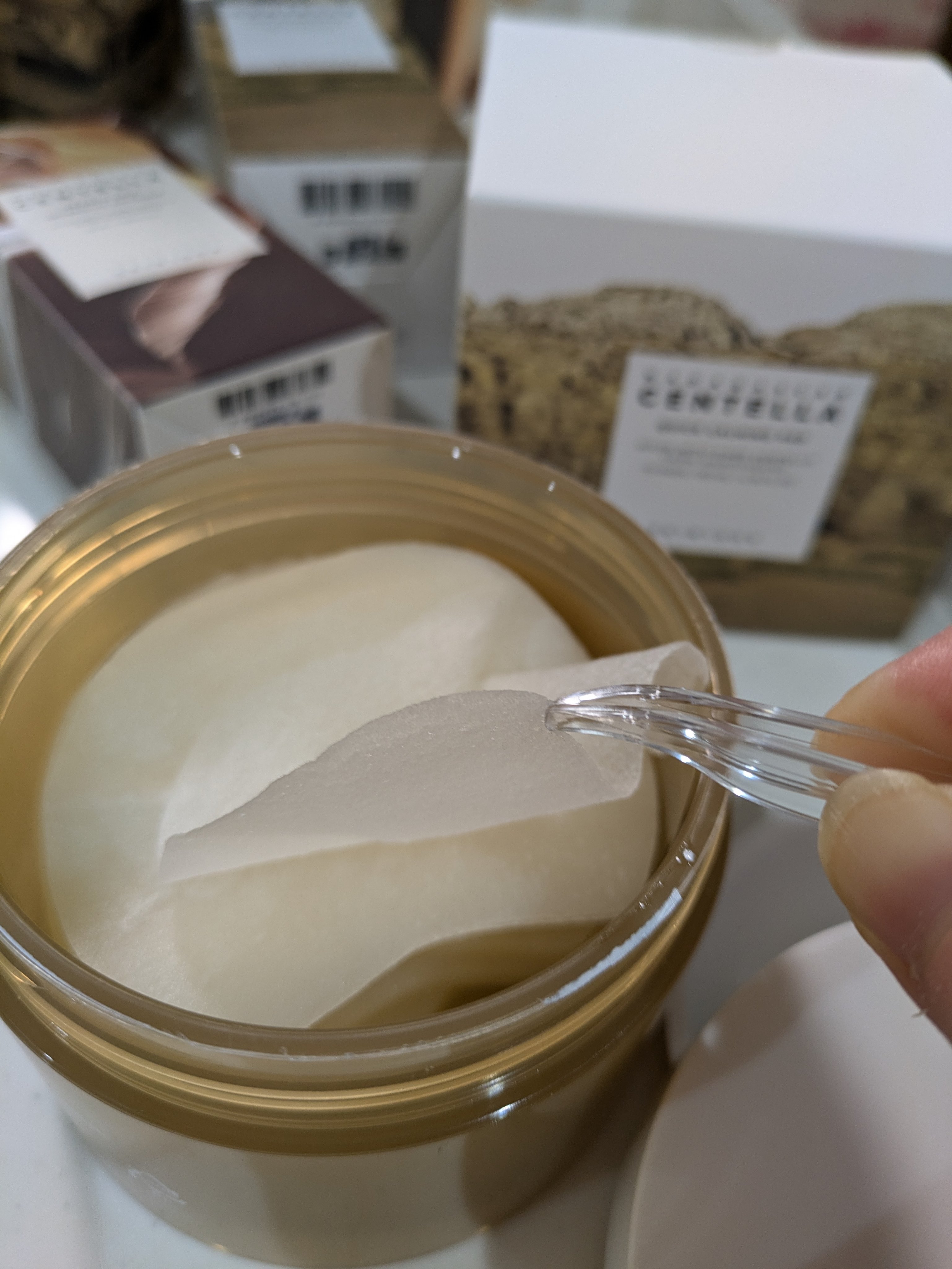 センテラ クイックカーミングパッド/SKIN1004/トナーパッドを使ったクチコミ（3枚目）