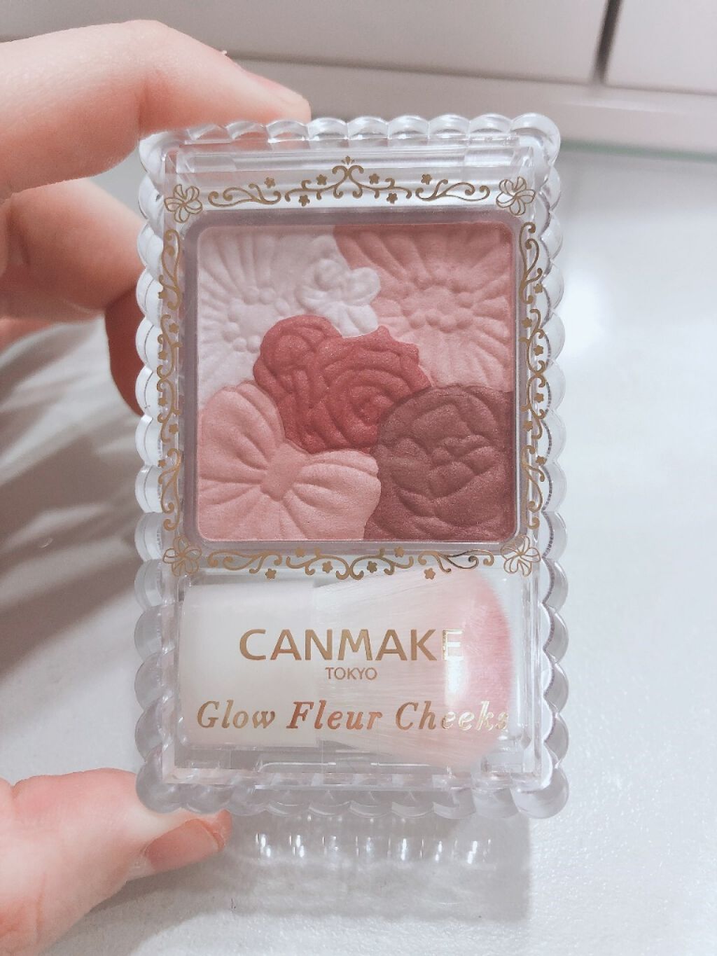 グロウフルールチークス/キャンメイク/パウダーチークを使ったクチコミ(1枚目)