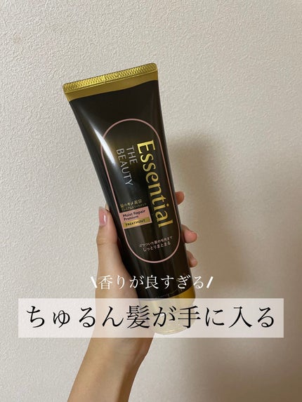 THE BEAUTY 髪のキメ美容プレミアムトリートメント<モイストリペアプレミアム>/エッセンシャル/洗い流すヘアトリートメントを使ったクチコミ(1枚目)