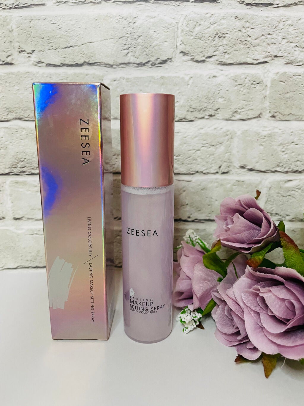 メタバースピンクシリーズ ローリンスターメイクキープスプレー/ZEESEA/ミスト状化粧水を使ったクチコミ(2枚目)