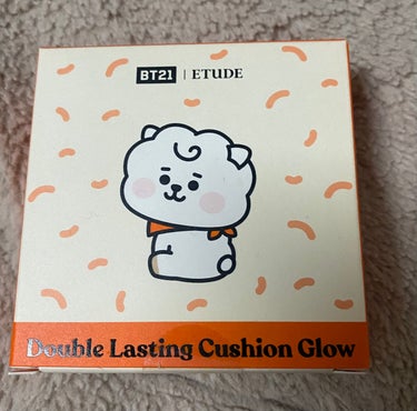 初購入
#ETUDE
#ダブルラスティング クッショングロウ

ETUDEの商品は初めて使うのですが
こちら何と！！
548円で購入することができたので
迷いなく購入^_^

パフにもキャラがのっててす