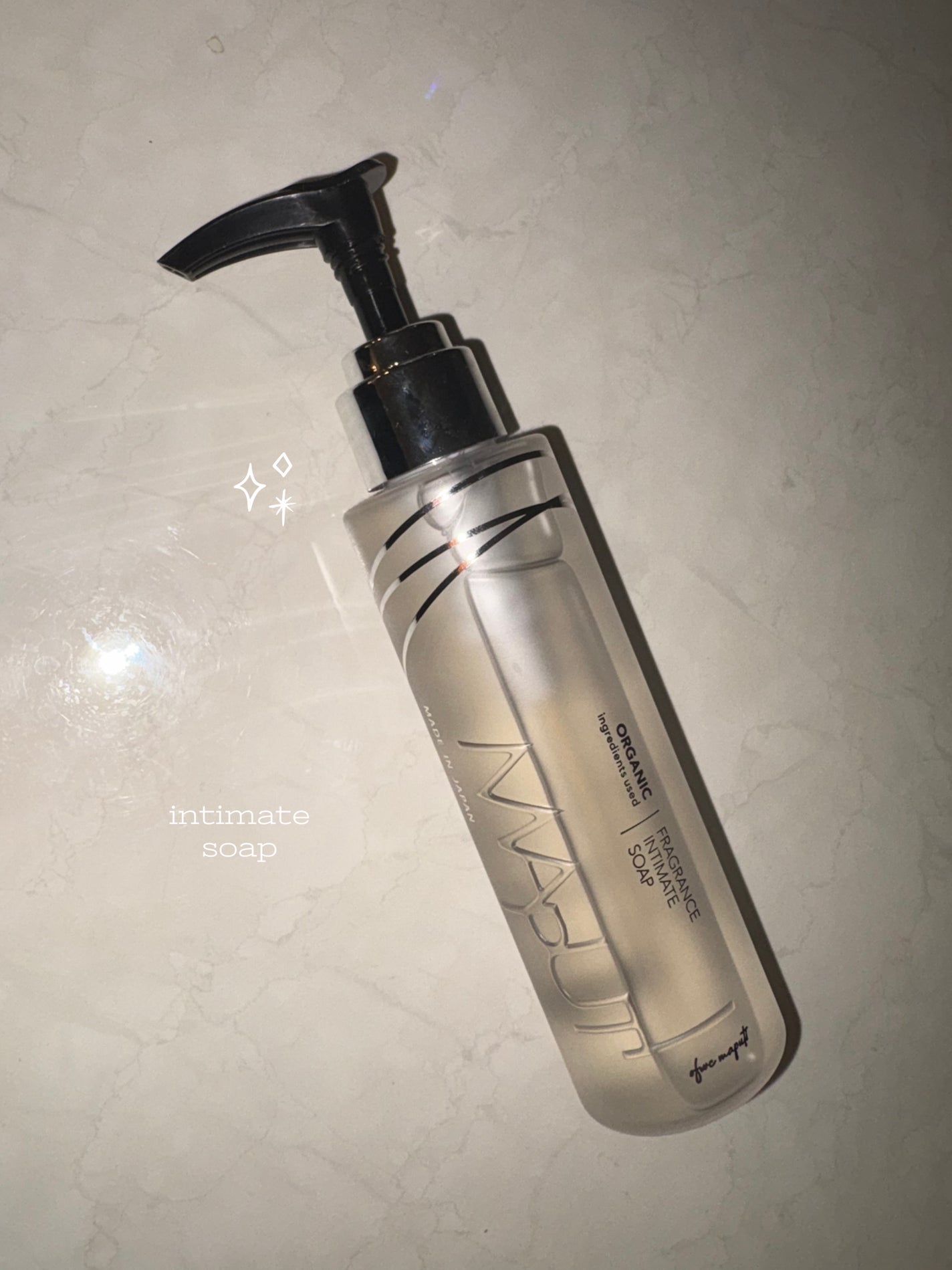 オーガニックフレグランスインティメイトソープ MAPUTI/MAPUTI/デリケートゾーンケアを使ったクチコミ(1枚目)