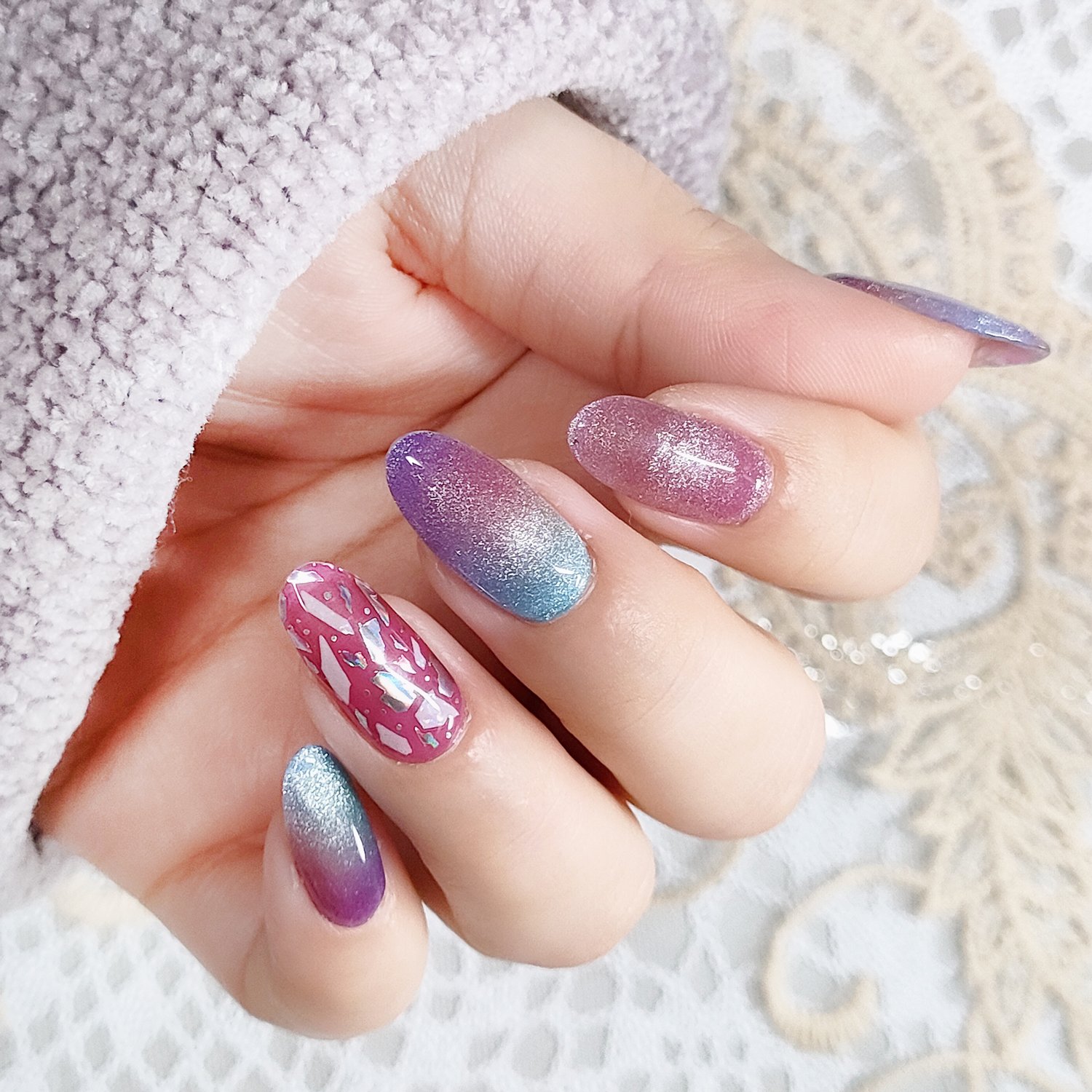 Lit gels ジェルネイルシール/Lit gels/ネイルシールを使ったクチコミ（3枚目）