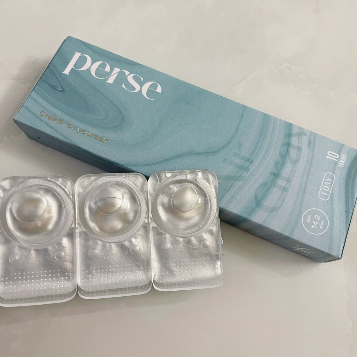 perse 1day/perse/ワンデー(1DAY)カラコンを使ったクチコミ(1枚目)