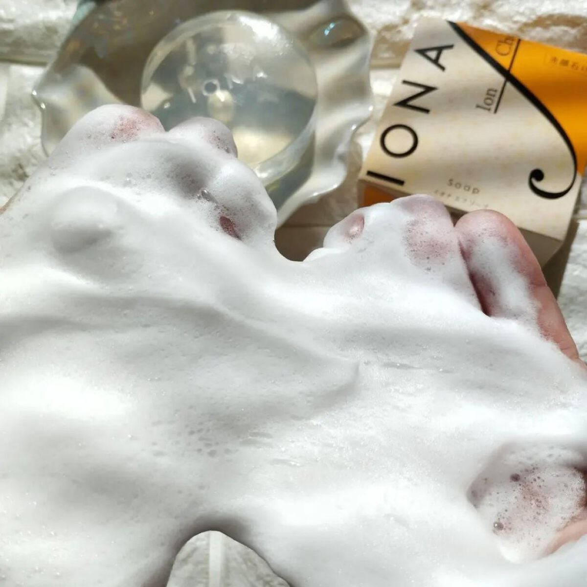 ソープ/イオナ エフ/洗顔石鹸を使ったクチコミ(4枚目)