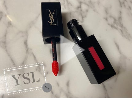 ルージュ ピュールクチュール ヴェルニ ヴィニルクリーム/YVES SAINT LAURENT BEAUTE/口紅を使ったクチコミ(1枚目)
