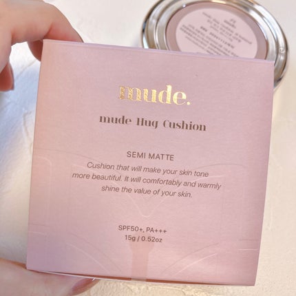 ハグクッション/mude/クッションファンデーションを使ったクチコミ(10枚目)