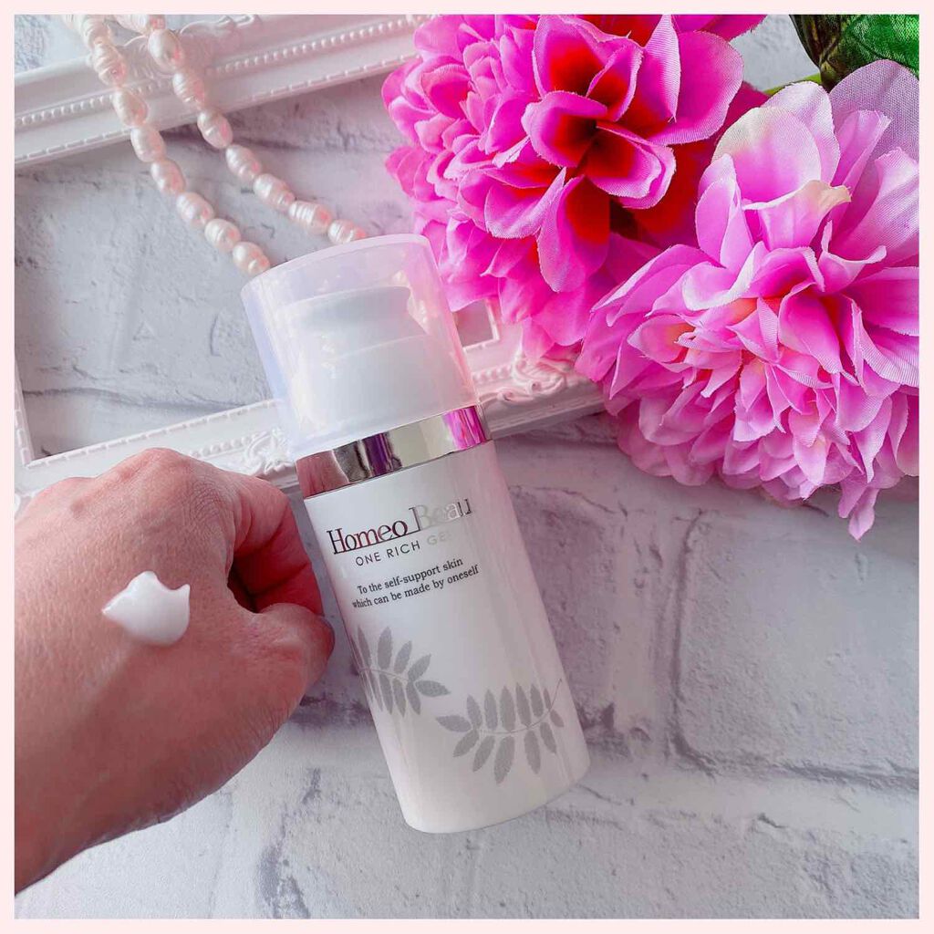 ワンリッチゲル/Homeo Beau/オールインワン化粧品を使ったクチコミ（2枚目）