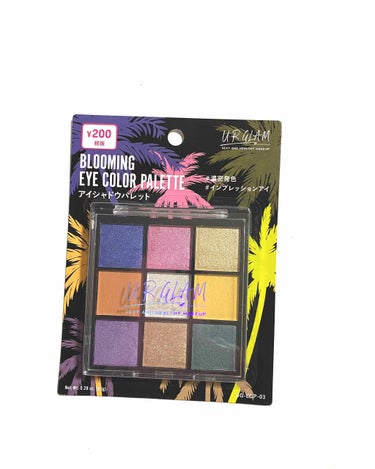 UR GLAM　BLOOMING EYE COLOR PALETTE/U R GLAM/パウダーアイシャドウを使ったクチコミ（1枚目）