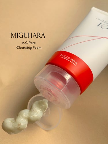 MIGUHARA アークフォア クレンジングフォームのクチコミ「皮脂や角質などのトラブル肌のケアと鎮静ケアが
同時にできる低刺激洗顔フォーム🫧

MIGUHA.....」（2枚目）