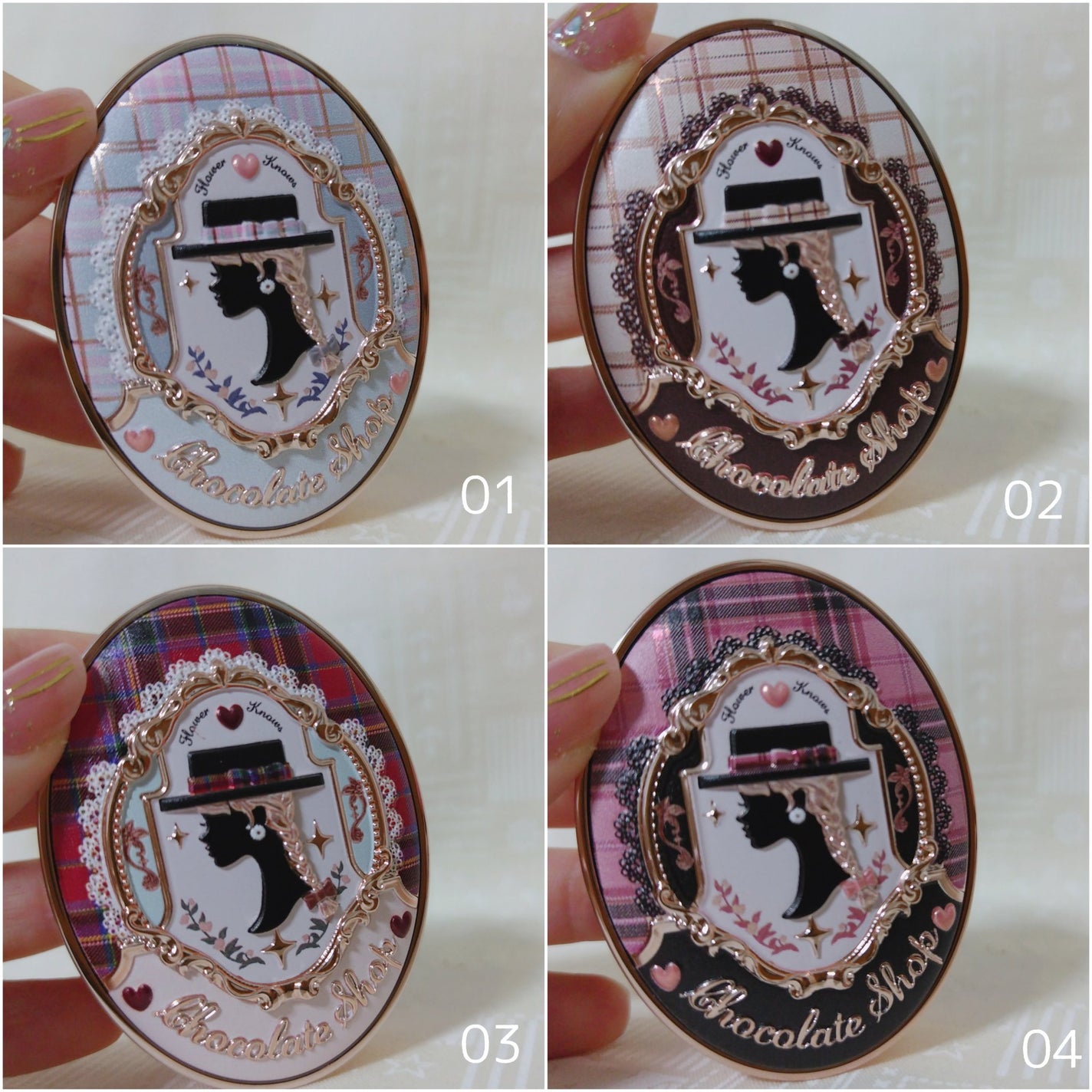 チョコレートシリーズ チークブラッシュ/FlowerKnows/パウダーチークを使ったクチコミ(6枚目)