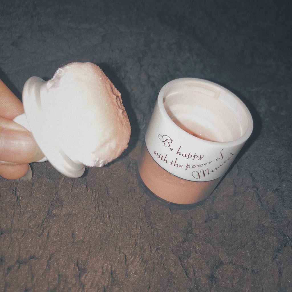 ミネラルパフチーク/インテグレート/パウダーチークを使ったクチコミ（2枚目）