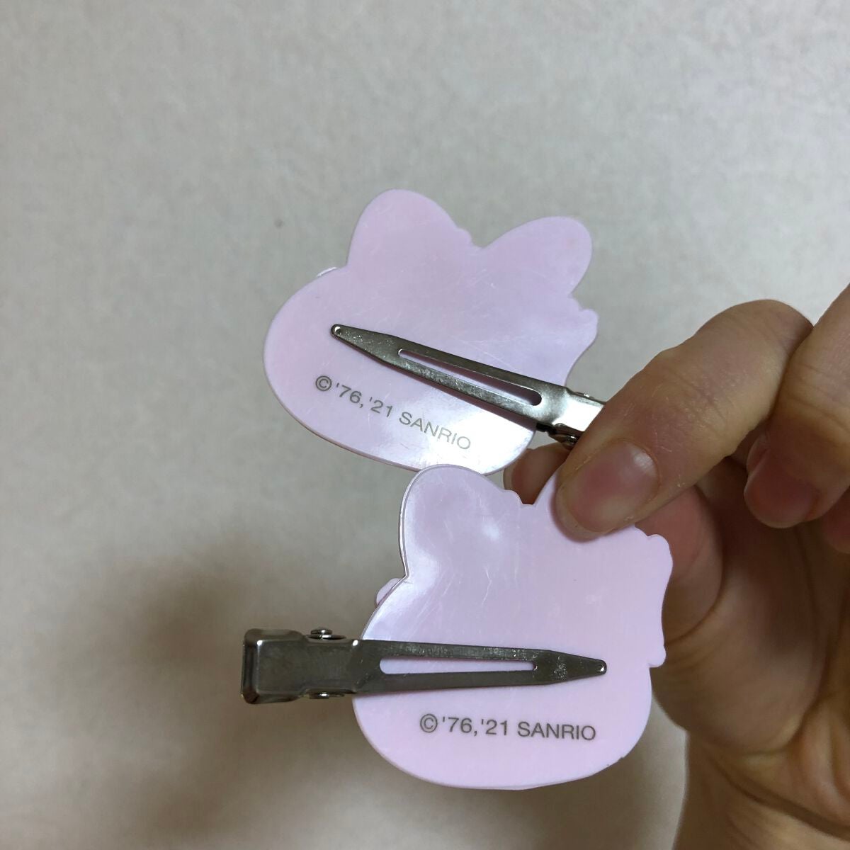 前髪クリップ/サンリオ/ヘアアクセサリーを使ったクチコミ(3枚目)