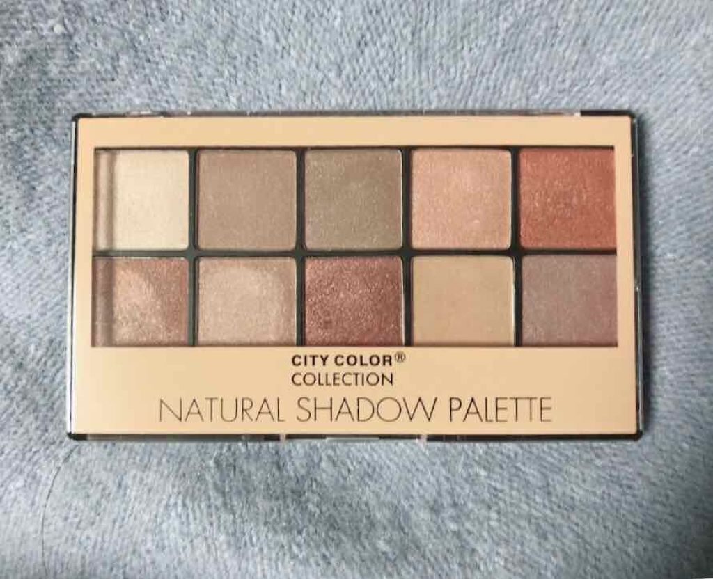 NATURAL SHADOW PALETTE/CITY COLOR/アイシャドウパレットを使ったクチコミ(1枚目)