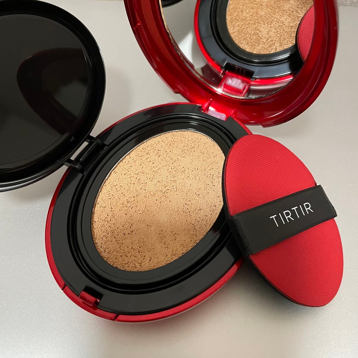 マスク フィット レッド クッション/TIRTIR(ティルティル)/クッションファンデーションを使ったクチコミ(2枚目)