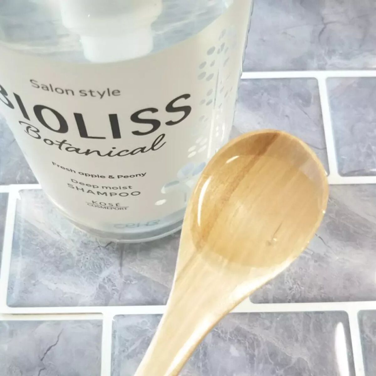 SSビオリス ボタニカル シャンプー／ヘアコンディショナー(ディープモイスト) コンディショナーポンプ480ml/SSビオリス/市販シャンプーを使ったクチコミ（2枚目）