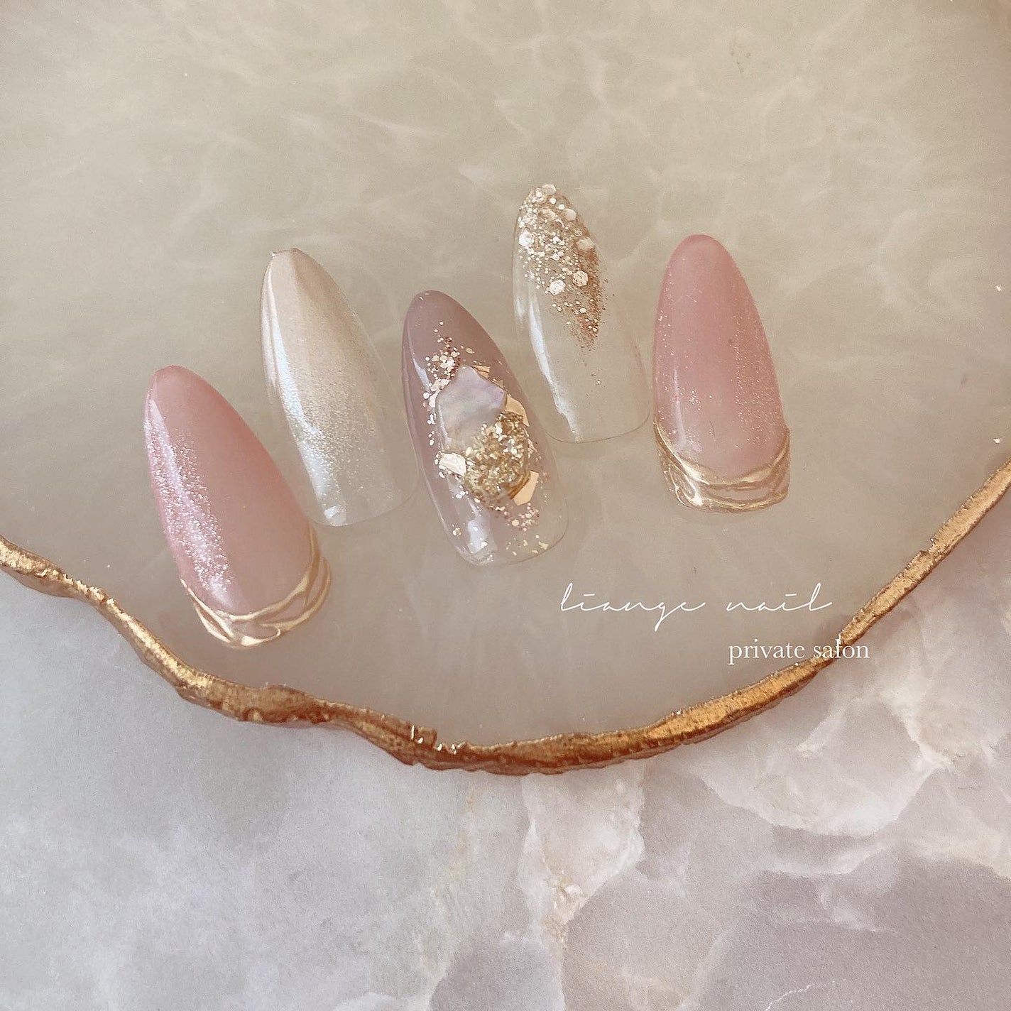 Yuki on LIPS 「.simple✨..Liangenail千葉県柏市高南台アリオ..」(1枚目)