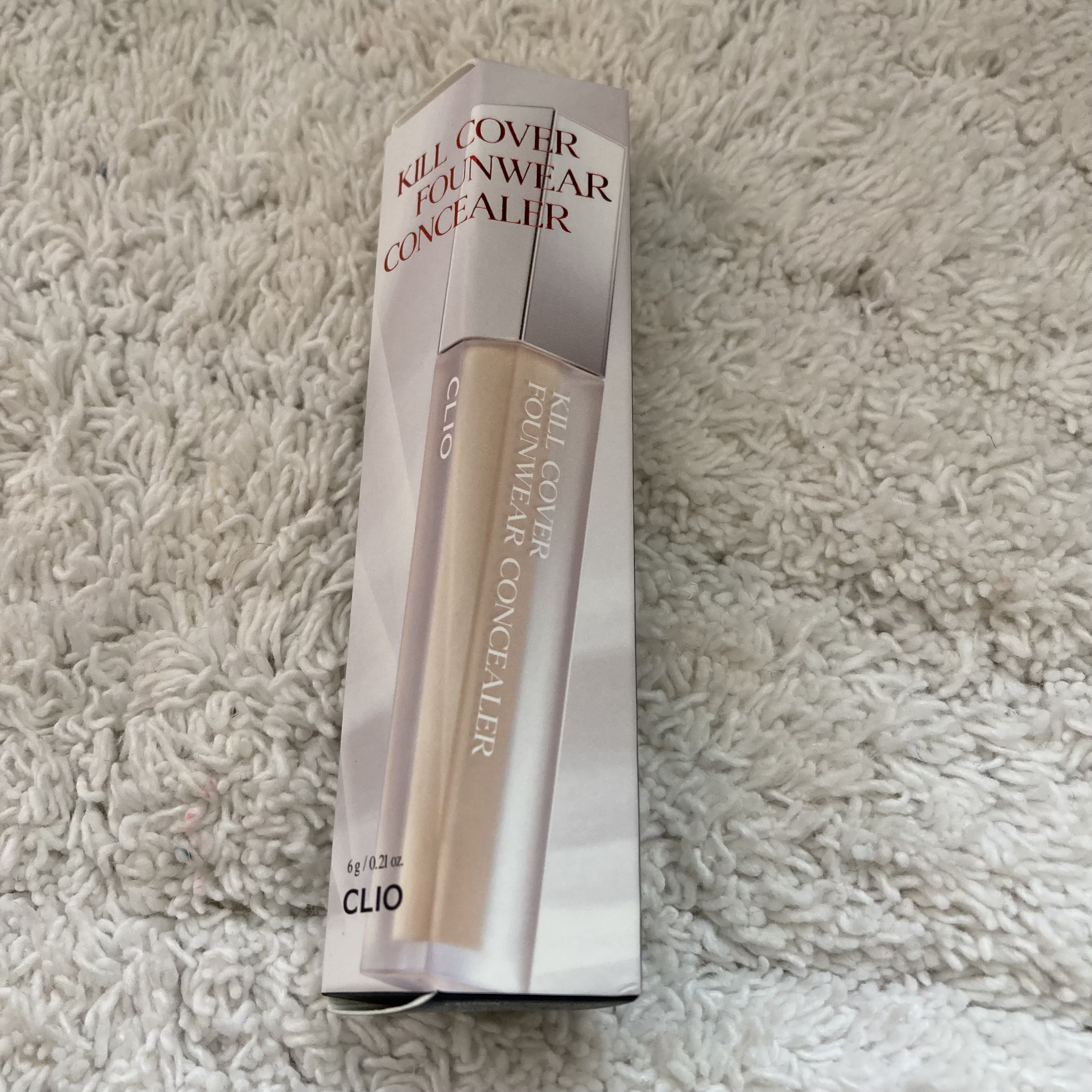 キルカバーファンウェアコンシーラー/CLIO/リキッドコンシーラーを使ったクチコミ（2枚目）