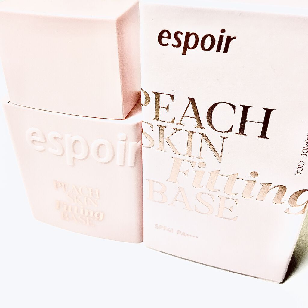 ピーチスキンフィッティングベース/espoir/化粧下地を使ったクチコミ（2枚目）