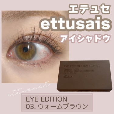 アイエディション(カラーパレット)/ettusais/アイシャドウパレットを使ったクチコミ（1枚目）