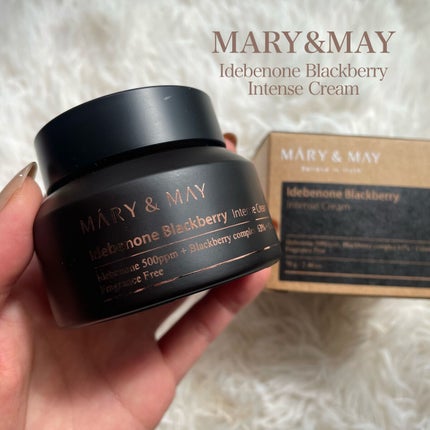 イデベノン+ブラックベリー インテンスクリーム/MARY&MAY/フェイスクリームを使ったクチコミ(2枚目)