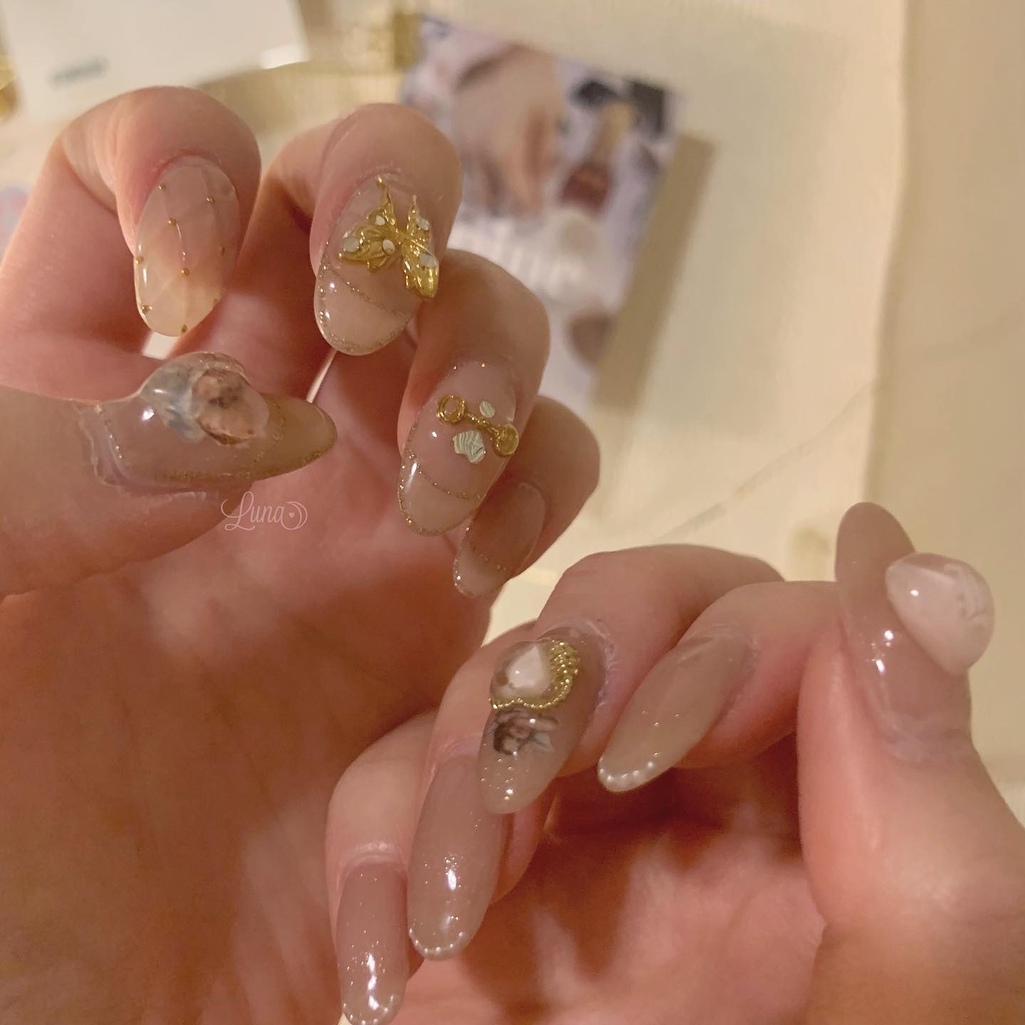 #ジェルネイル,#ワンカラーネイル,#ニュアンスネイル,#うるうるネイル,#ちゅるんネイル,#シンプルネイル,#パーツネイル,#透け感ネイル,#クリアネイル,#ぷっくりネイル,#ちぐはぐネイル,#韓国ネイル,#きらきらネイル,#うるつやネイル,#フレンチガーリーネイル,#フラッシュネイル,#天使ネイルのネイルデザイン