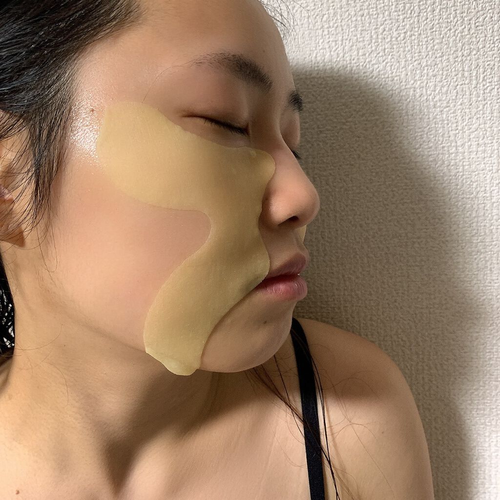 金のプラセンタ もっちり白肌濃シワトールシート/ホワイトラベル/シートマスク・パックを使ったクチコミ（2枚目）