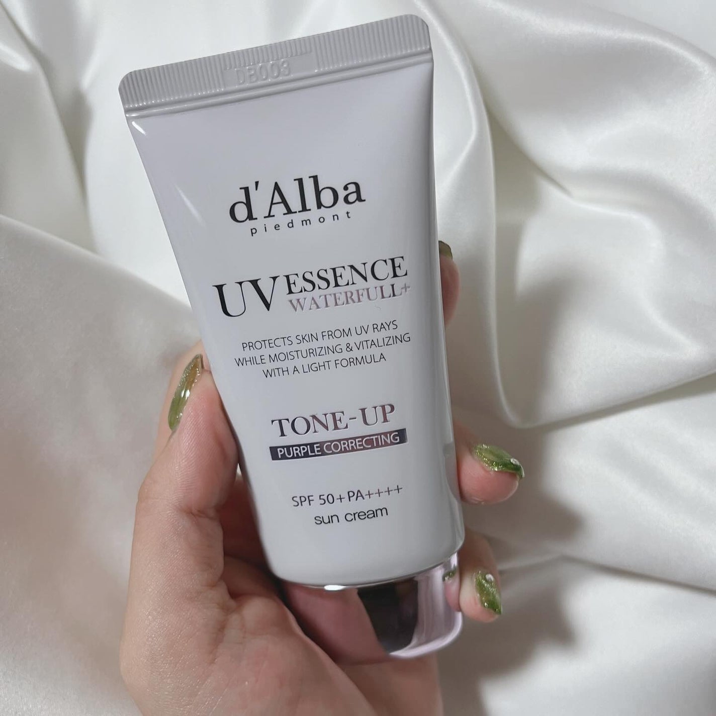 ダルバ ウォータフル トーンアップ サンクリーム(パープル)/ダルバ/日焼け止めクリームを使ったクチコミ(1枚目)