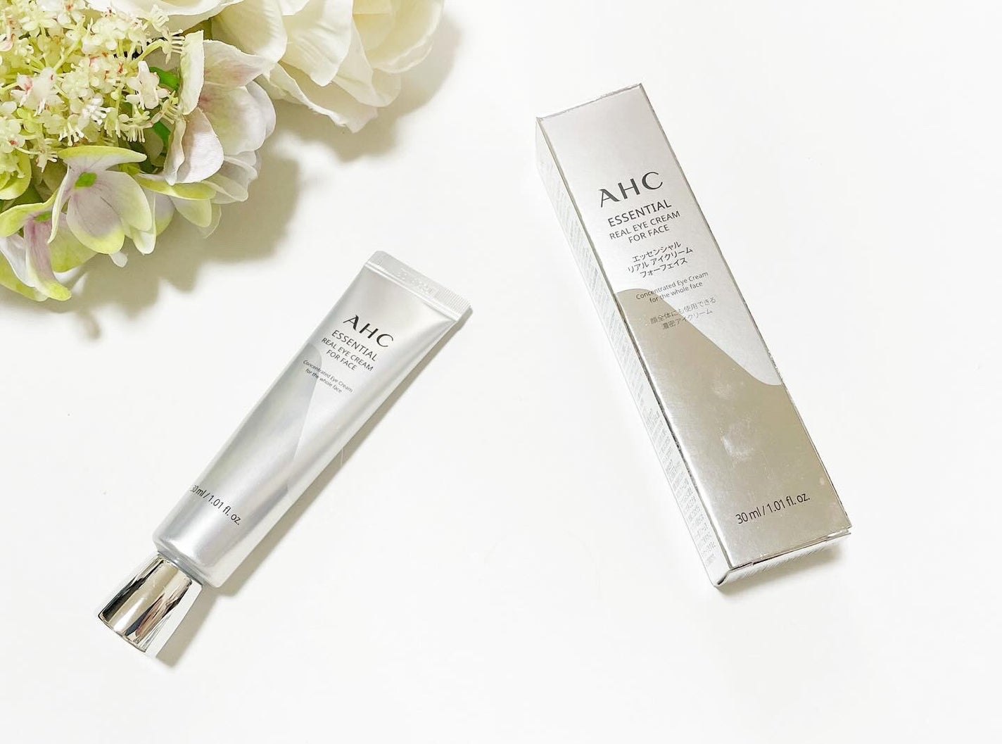 エッセンシャル リアル アイクリーム フォーフェイス/AHC/アイケア・アイクリームを使ったクチコミ(1枚目)