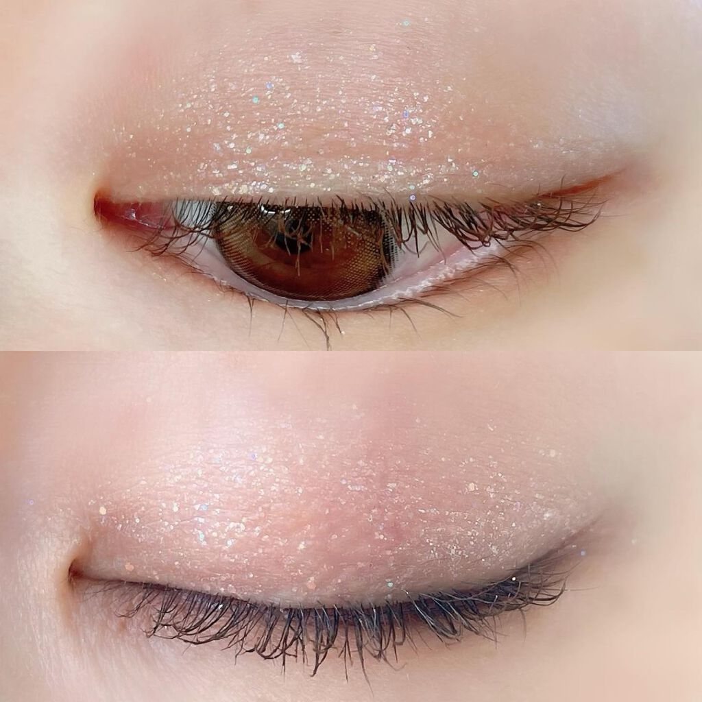 ボニータグリッターシャドウ/MOOLDA/グリッターを使ったクチコミ(2枚目)