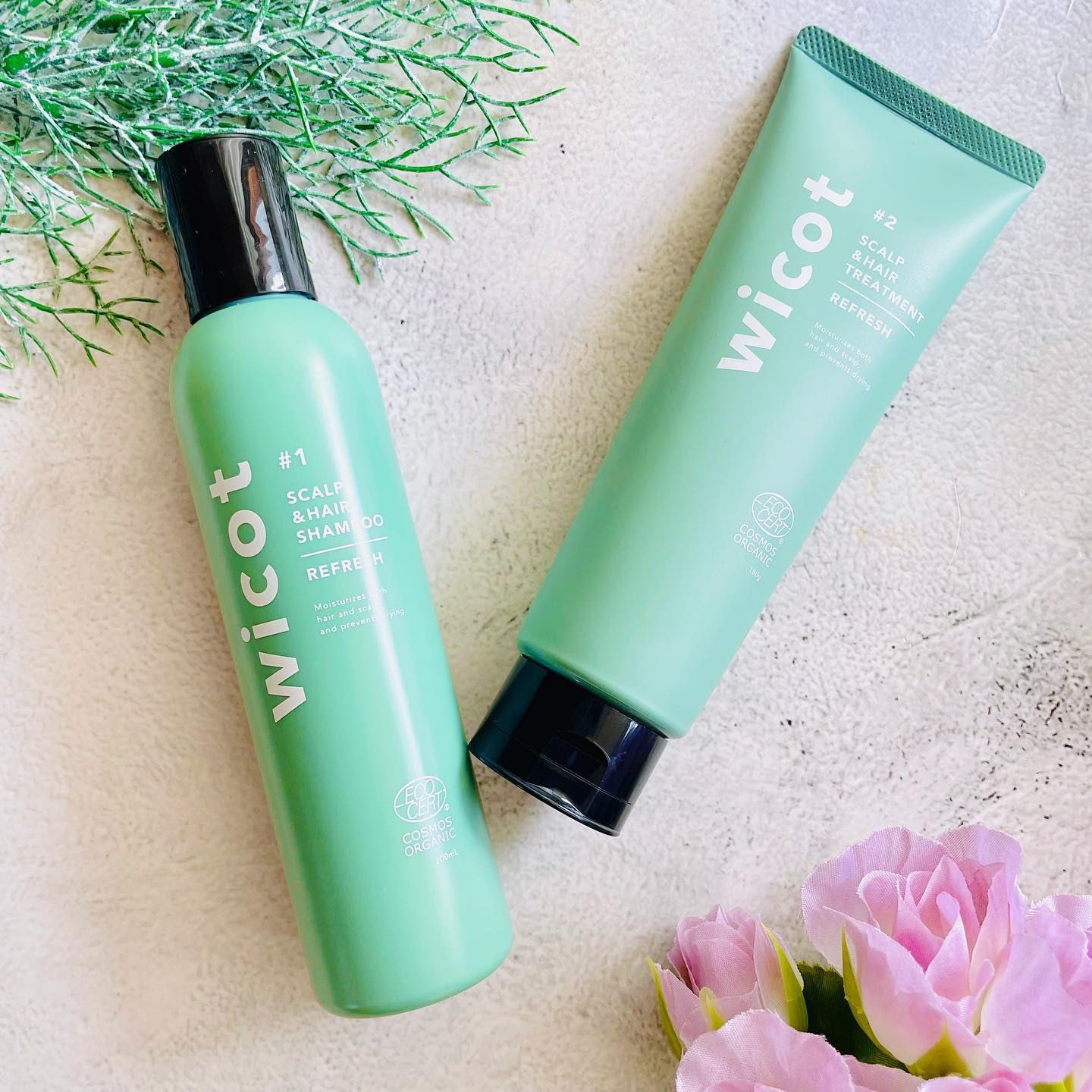 スカルプ＆ヘア シャンプー/トリートメント リフレッシュ/wicot/市販シャンプーを使ったクチコミ（1枚目）