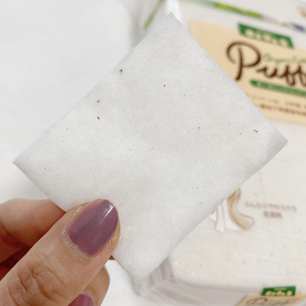 オーガニックコットンパフ/コットン・ラボ/コットンを使ったクチコミ（2枚目）