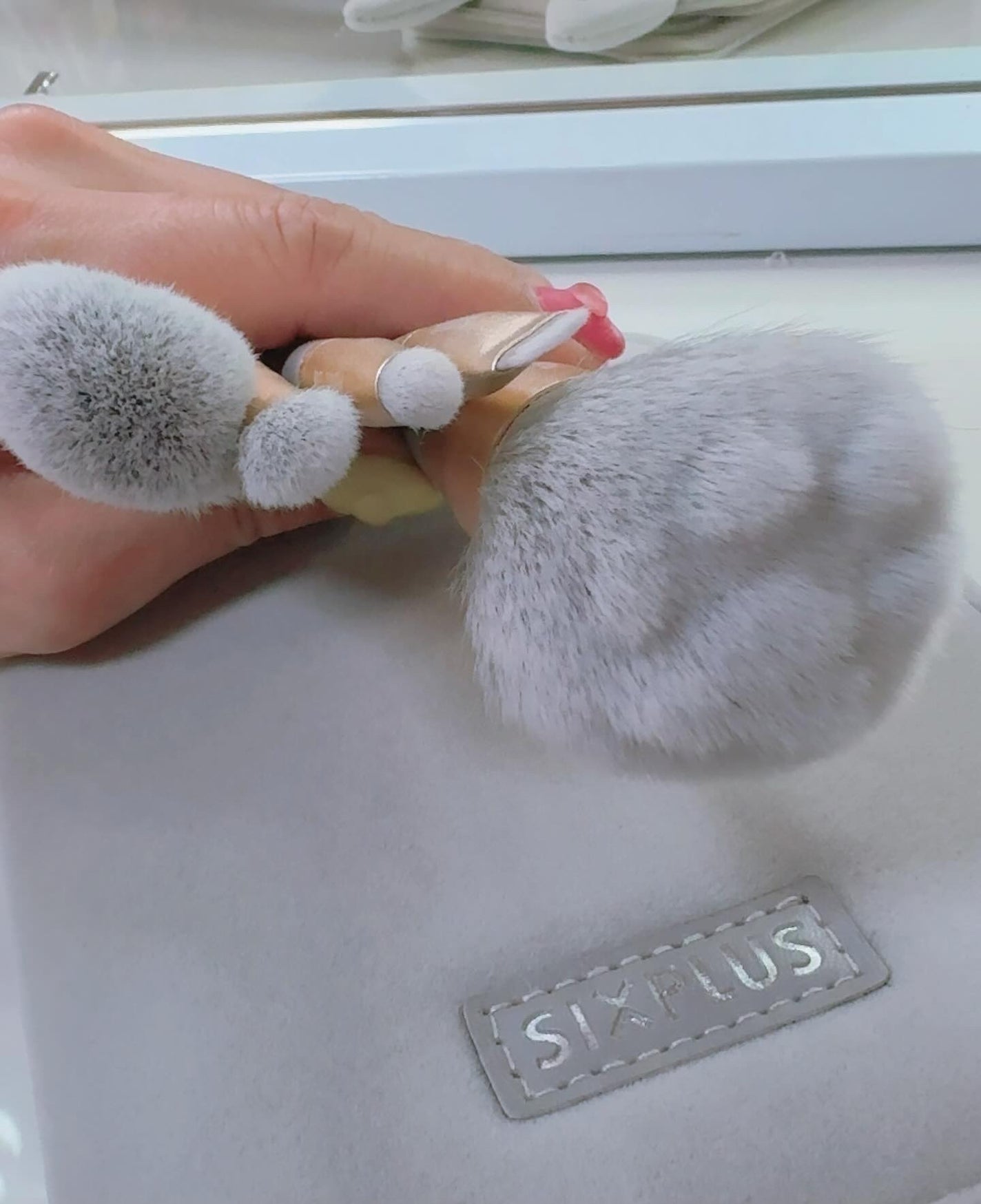 SIXPLUS メイクブラシ5本セット ハートペット/SIXPLUS/メイクブラシを使ったクチコミ(9枚目)