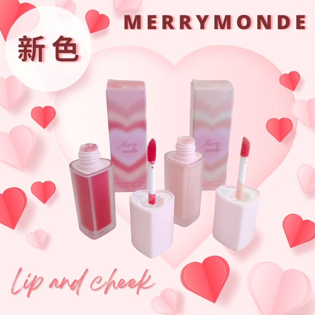 ミルクハートティントリップアンドチーク/Merrymonde/リップティントを使ったクチコミ(1枚目)