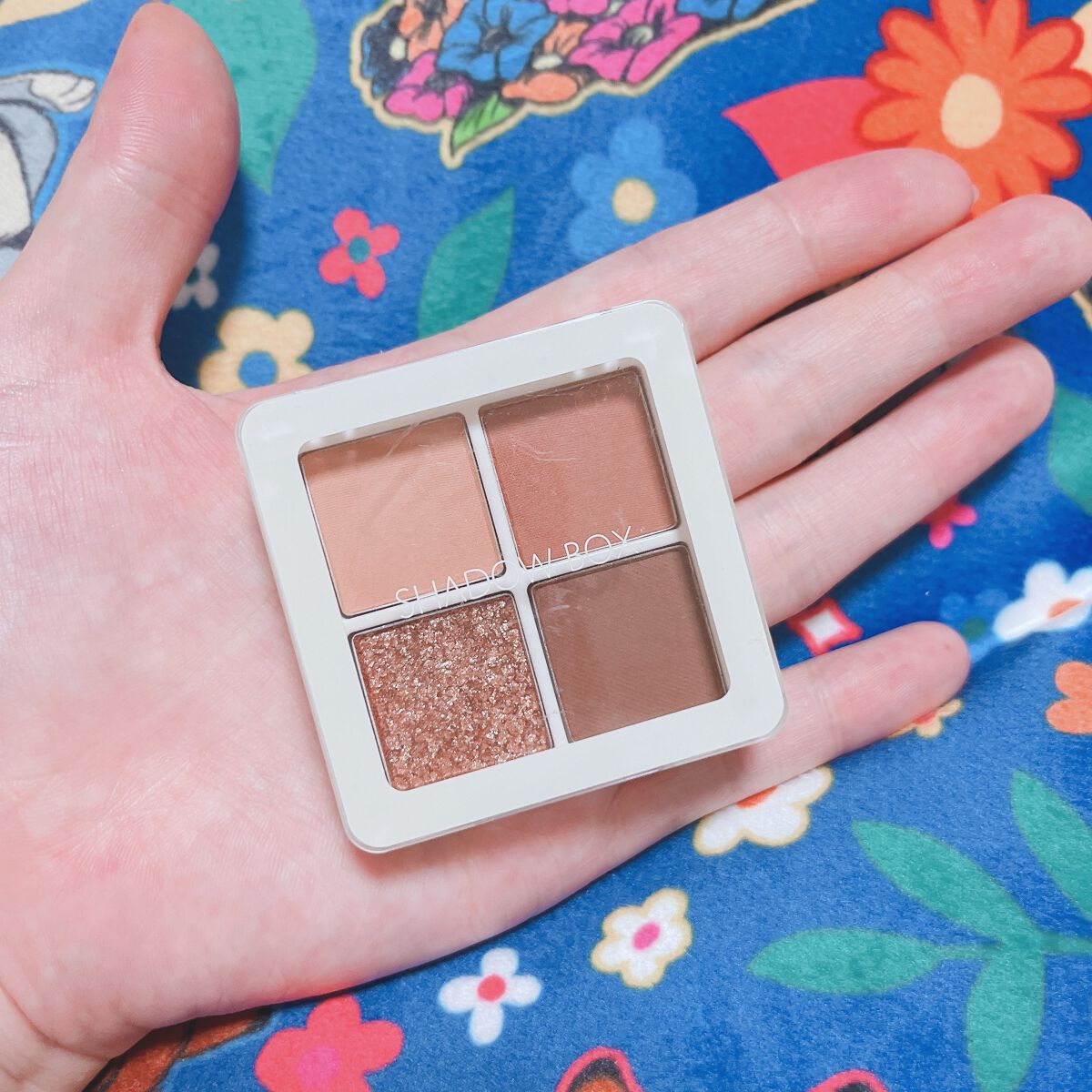 センムル シャドウ ボックス(1) 02　カフェロード/the SAEM/アイシャドウパレットを使ったクチコミ（3枚目）