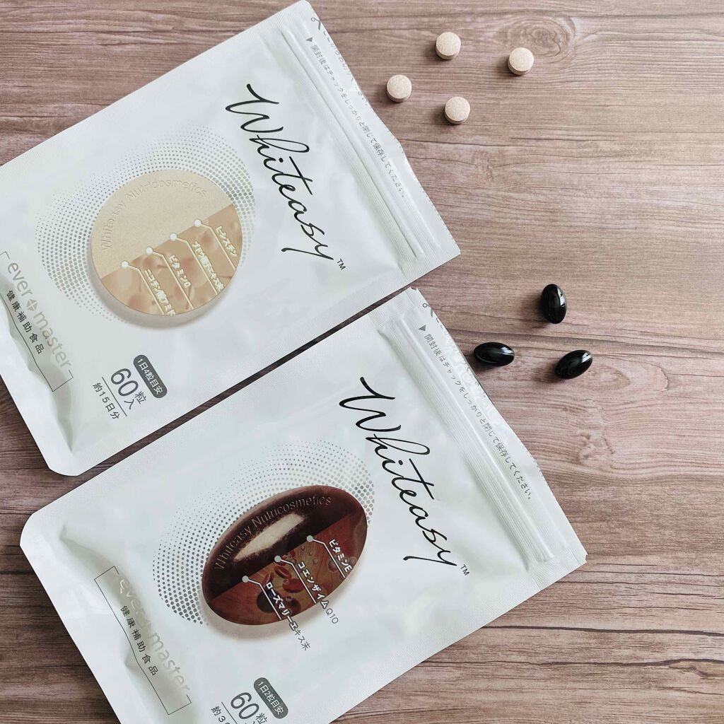 Whiteasy L-シスチン・ビタミンE含有加工食品/合一製薬/美容サプリメントを使ったクチコミ（3枚目）