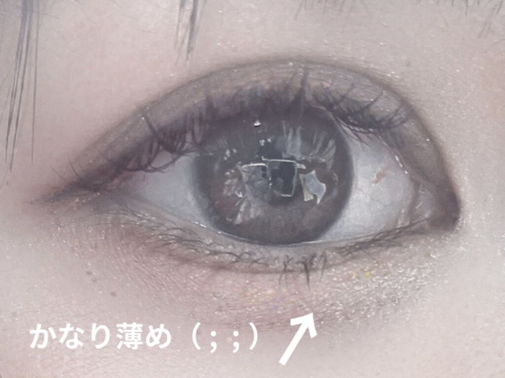 ライティングリキッドアイズ 04 ミルキーシャーベット/キャンメイク/リキッドアイシャドウを使ったクチコミ（2枚目）