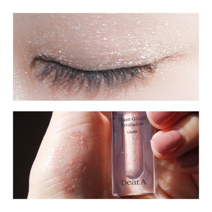 グリッターアイシャドウ/Dear.A/グリッターを使ったクチコミ(6枚目)