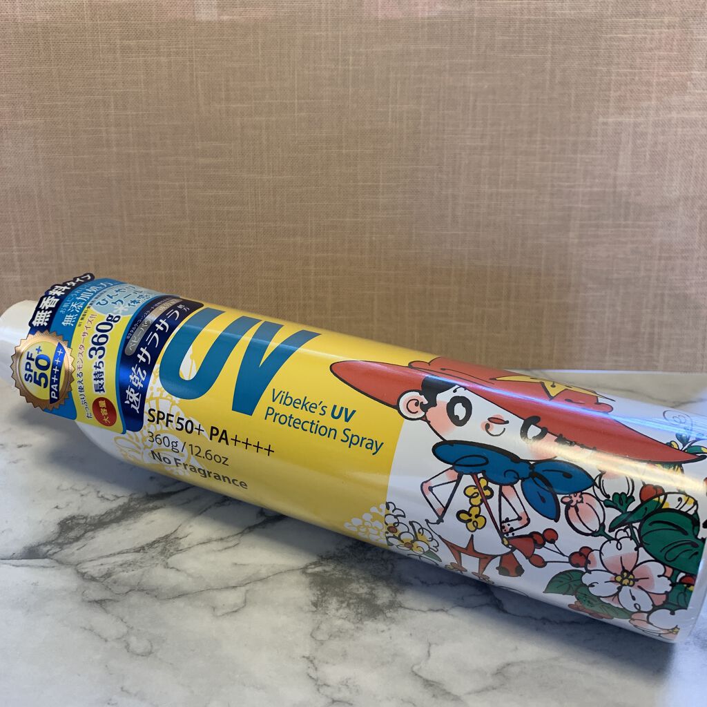 ビベッケの全身まるごとサラサラUVスプレー SPF50+ PA++++ 無香料/クイックレスポンス/日焼け止めミスト・スプレーを使ったクチコミ（1枚目）