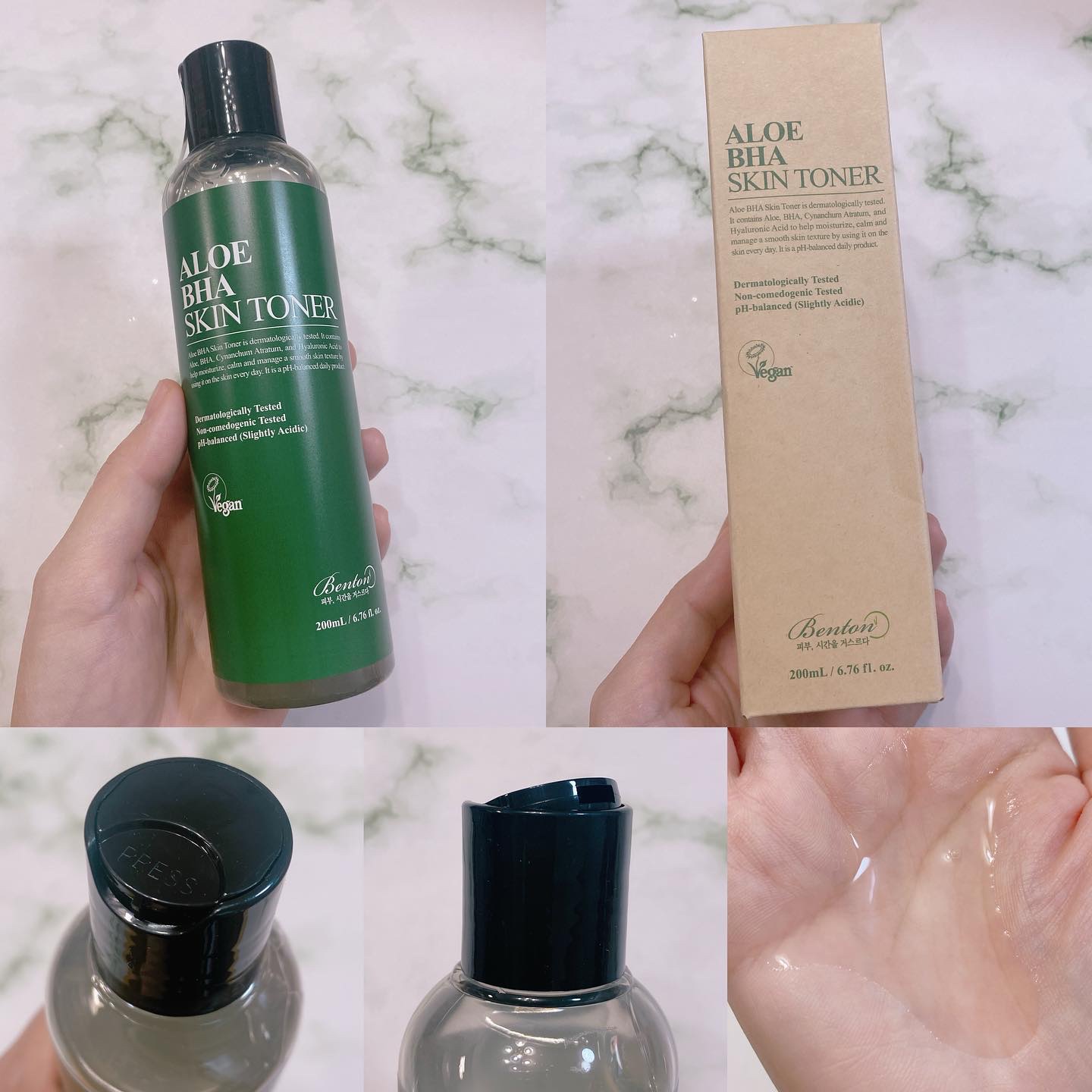 アロエBHAトナー, 200ml/BENTON/化粧水を使ったクチコミ（3枚目）