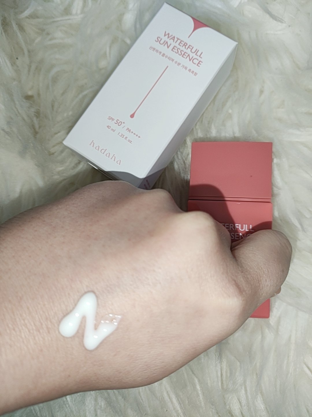 ウォーターフルサンエッセンス/hadaha/日焼け止めローションを使ったクチコミ（3枚目）