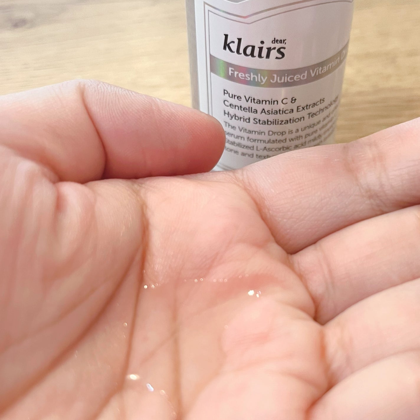 フレッシュリージュースドビタミンドロップ(35ml)/Klairs/美容液を使ったクチコミ(3枚目)