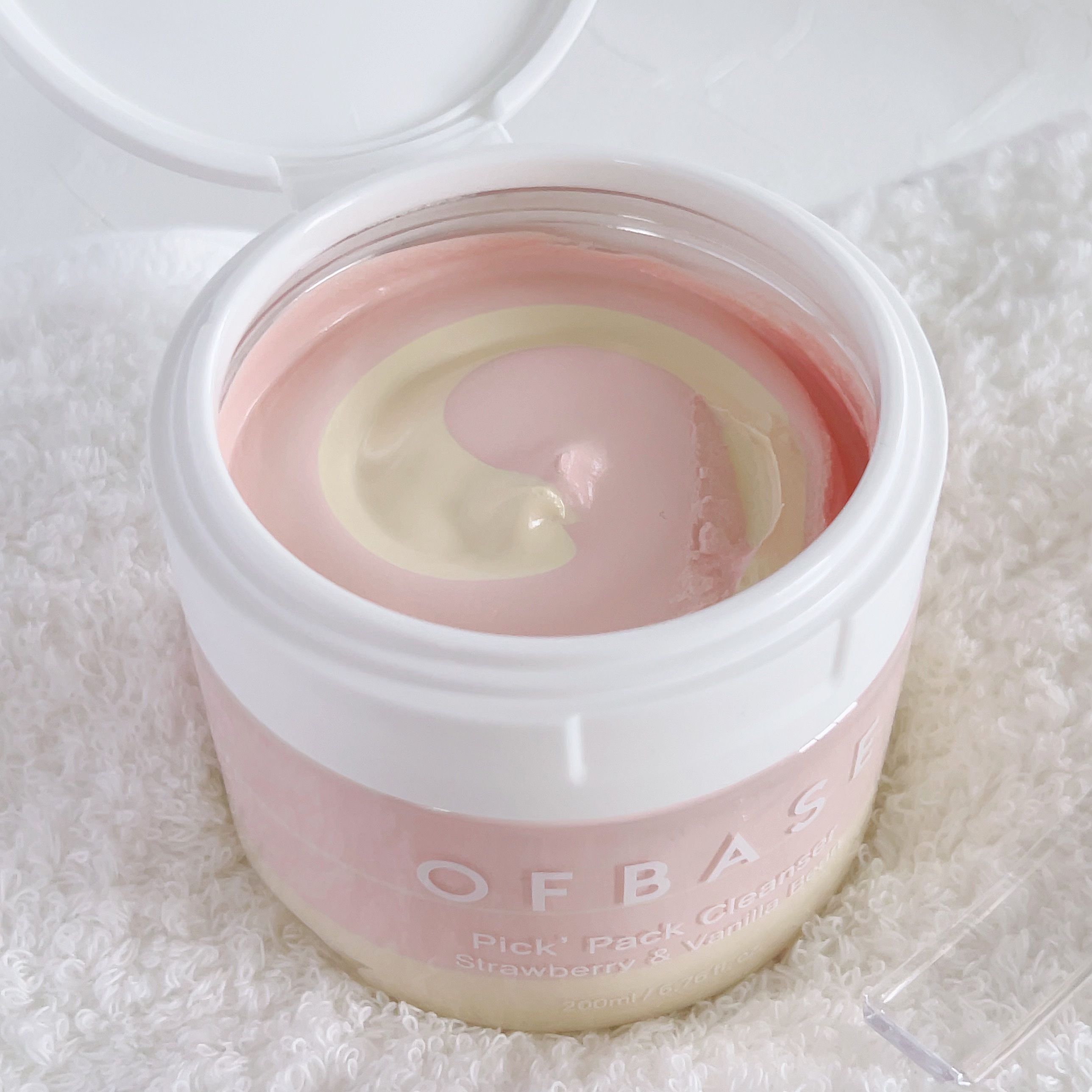 ピックパッククレンザー イチゴ&バニラビーン/OFBASE/洗い流すパック・マスクを使ったクチコミ（3枚目）