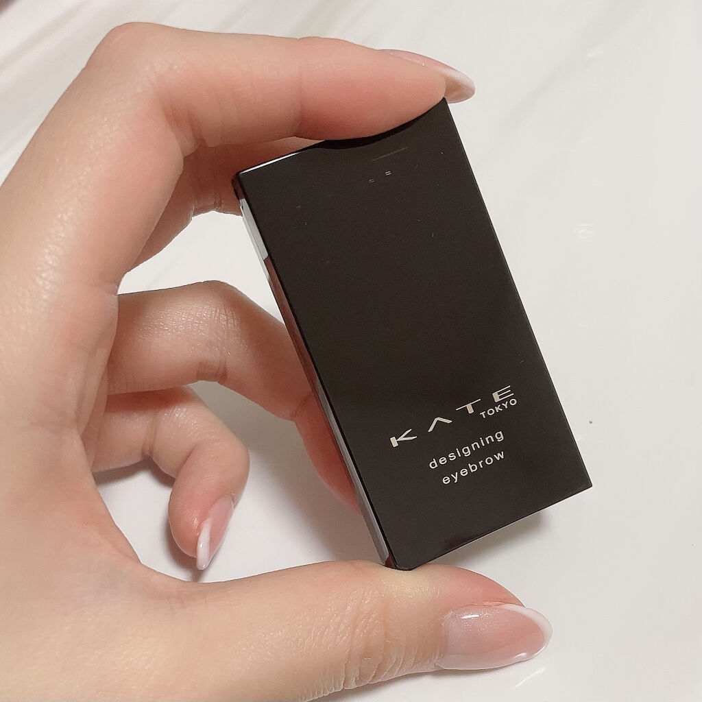 ケイト デザイニングアイブロウ3D EX-7 オリーブグレー(本体)/KATE/パウダーアイブロウを使ったクチコミ（3枚目）